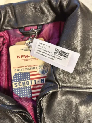 Chaqueta Schott LC5100 Negra