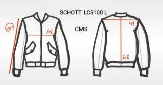 Chaqueta Schott LC5100 Negra