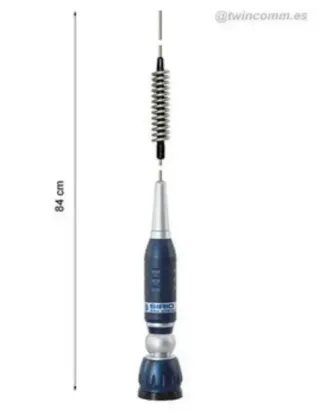 Antena radiante SIRIO TURBO 800 PL ROSCA PL 27 MHZ