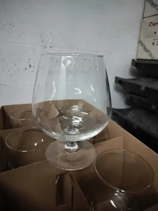 6 Copas de Coñac de Cristal