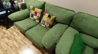 Conjunto Sofá 3 plazas (cama) y 2 plazas