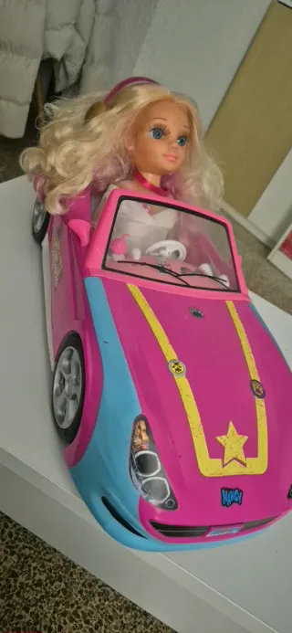 Muñeca Nancy con Coche Rosa