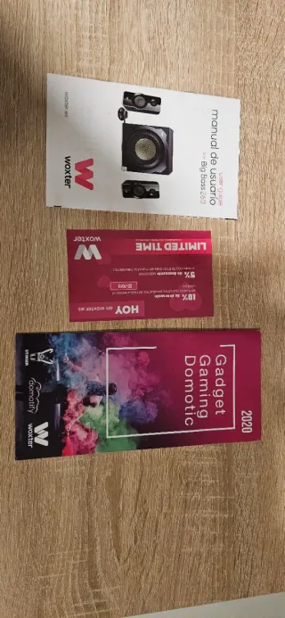 Altoparlanti Gaming Woxter Neri