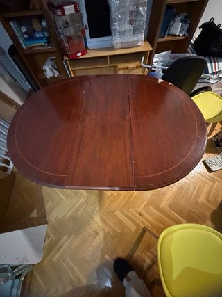 Mesa antigua nogal chapa maciza