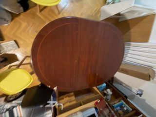 Mesa antigua nogal chapa maciza