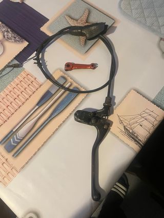 Maneta y leva embrague moto beta zero-gara