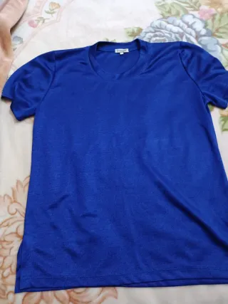 Camiseta azul mujer talla M