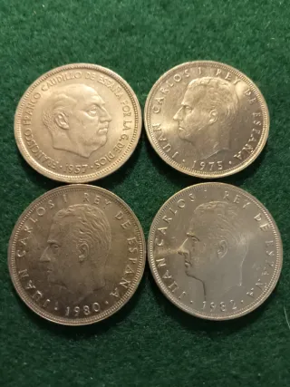 28 Monedas 25 Pesetas