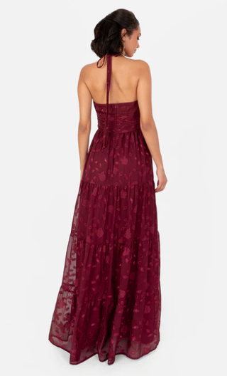 Vestido Fiesta Largo Halter Maya Deluxe Petite