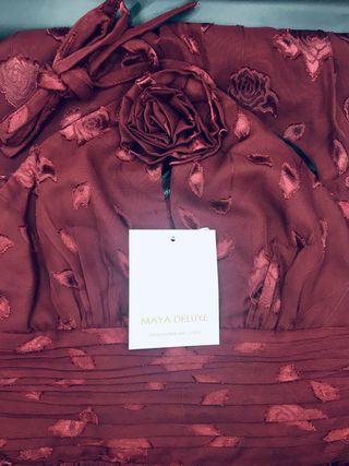 Vestido Fiesta Largo Halter Maya Deluxe Petite