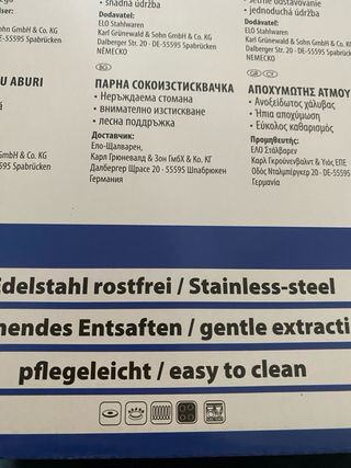 Olla para hacer zumos DAMPFENTSAFTER