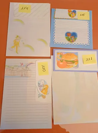 Cartas perfumadas años 80/90 con sobres