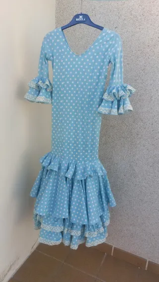 Traje Flamenca Niña Talla 7-9 años