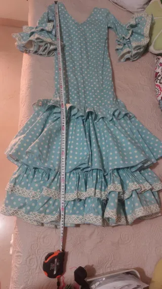 Traje Flamenca Niña Talla 7-9 años