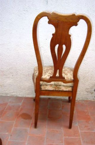 2 Parejas Sillas Clásicas Diseño Tapizadas