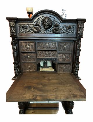 Bargueño Neorrenacentista Español Exclusivo