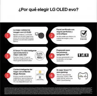 TV LG OLED evo AI G5 65 pulgadas 4K 2025