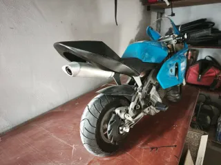 Minimoto Polini 910 Azul/Beige