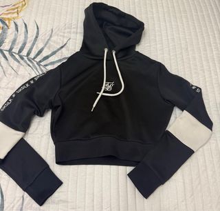 Sudadera SikSilk Negra y Blanca