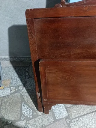 Cabecero y piecero cama 120cm madera