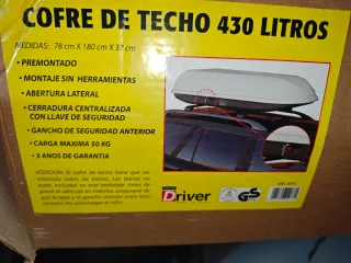 Cofre portaequipaje 430L