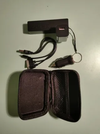 Batería Externa Power Bank + Cargador Coche/ Pared