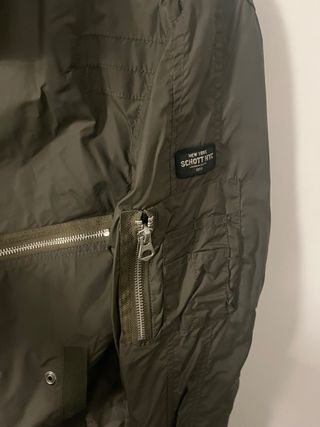Chaqueta impermeable Schott verde oliva