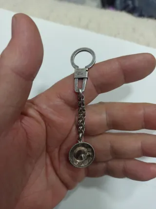 Llavero y adornos sombrero plata 925