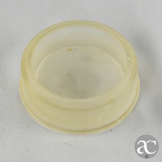 Caixa redonda vidro fosco “Farmácia Andrade Lda"