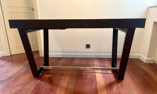 Mesa comedor extensible wengué