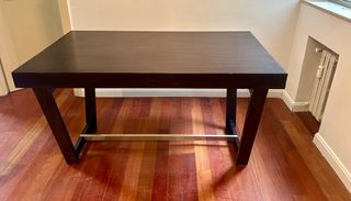Mesa comedor extensible wengué