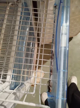 Congelador vertical con cajones