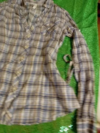 Camisa cuadros mujer Talla S