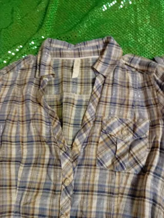 Camisa cuadros mujer Talla S