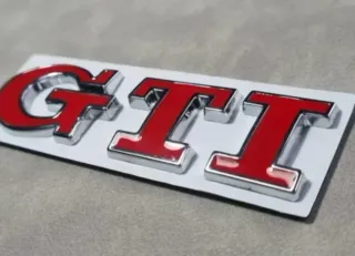 Logo Insignia GTI para Maletero Vw Golf Polo Fsi