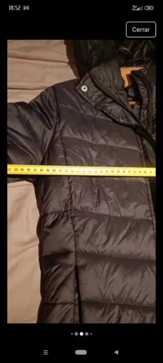 Chaqueta larga The North Face negra