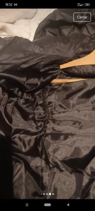 Chaqueta larga The North Face negra