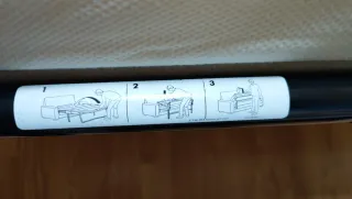 Sofá Cama Azul Tela