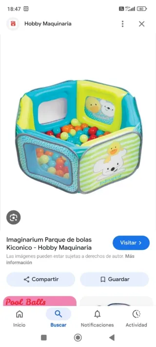 Parque de bolas Imaginarium Kiconico