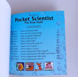 The Usborne Pocket Scientist The Blue Book English