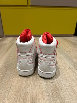 Diadora Scarpe Bambino Bianche Rosse