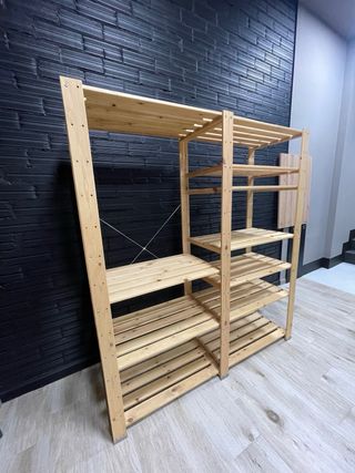 Estantería modular madera Ikea