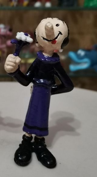 Figura goma PVC Olivia comics años 80/90