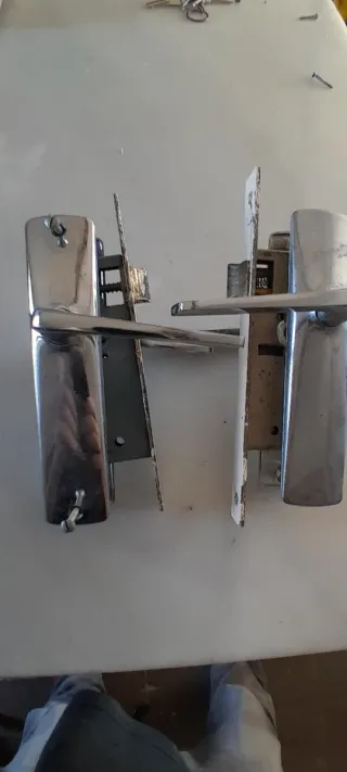 Manillas maneta puerta vintage retro