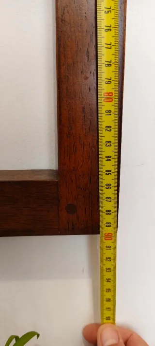 Consola recibidor madera y metal