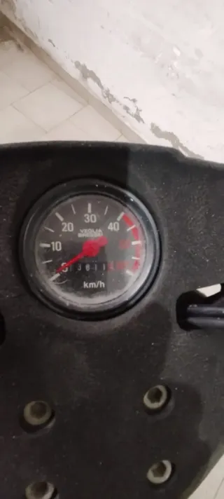 Puch X40 Moped Plata y Negro