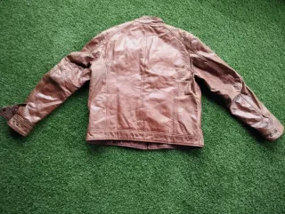 Chaqueta XXL Piel Búfalo Marrón Serge Pariente