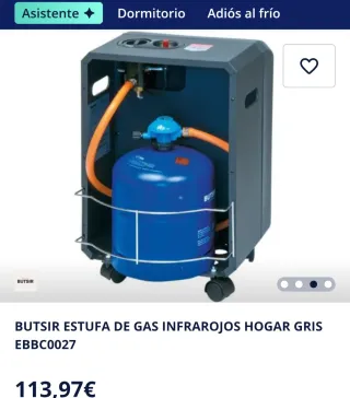 Estufa Gas Butsir Infrarrojos ceramica EBBC0027 Az