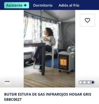 Estufa Gas Butsir Infrarrojos ceramica EBBC0027 Az