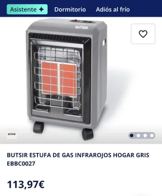 Estufa Gas Butsir Infrarrojos ceramica EBBC0027 Az